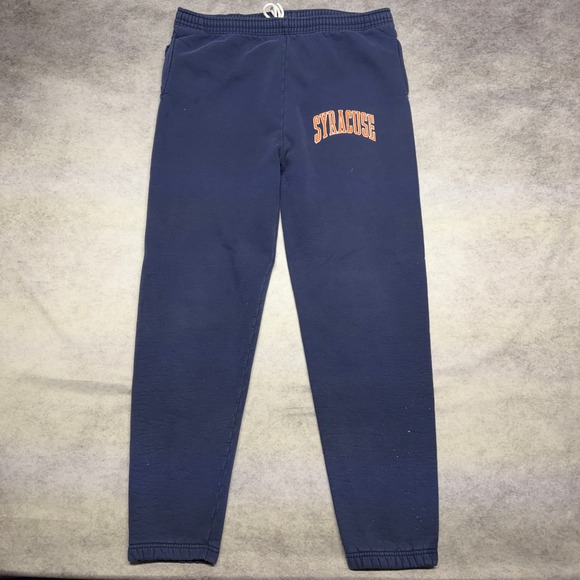 Fruit of the Loom Other - Syracuse Sweatpants Navy Blue XL Vintage 90s Fruit of the Loom Heavy Cotton Y2K